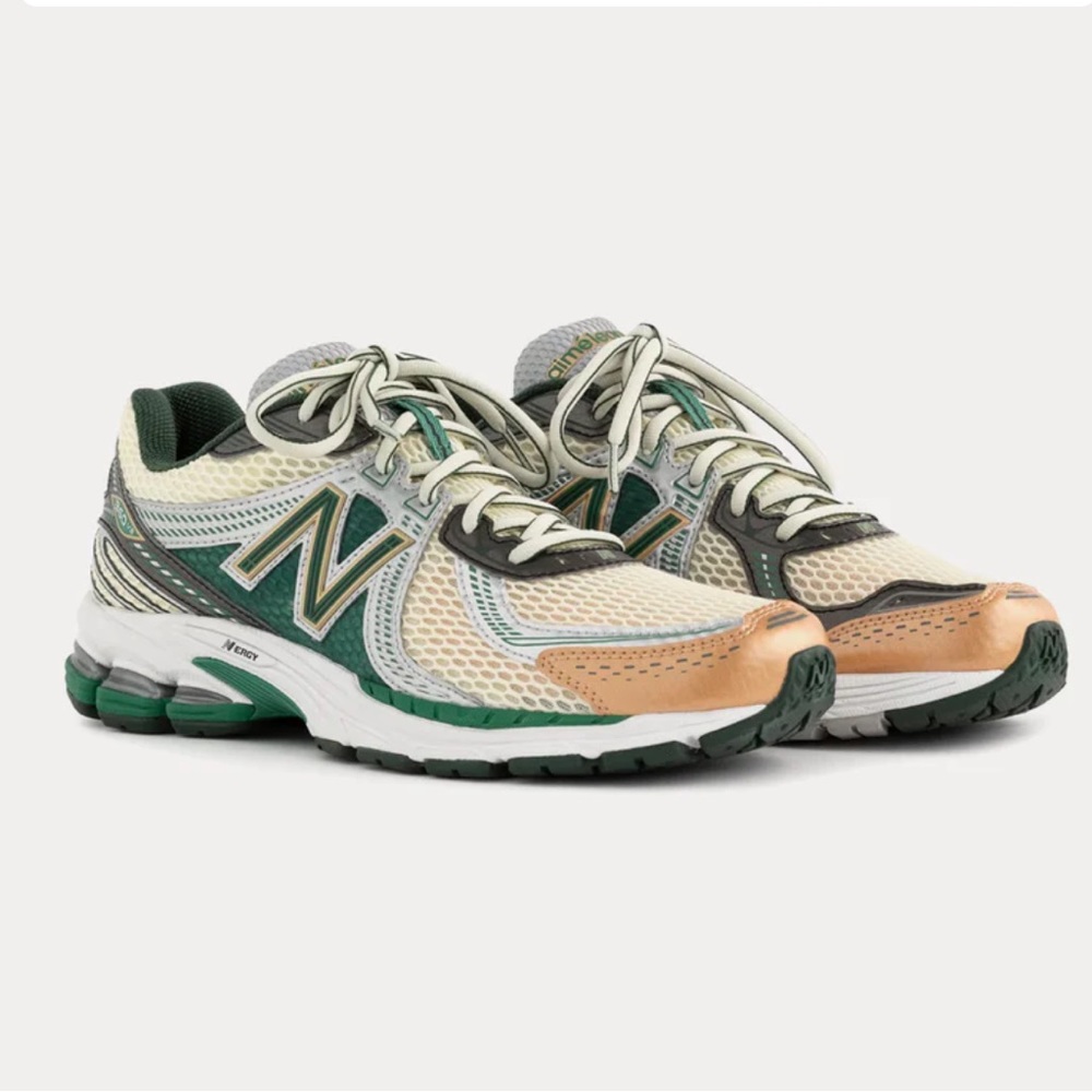 Aime Leon Dore x New Balance 860v2 Green Size 5, Like New - Picture 1 of 10